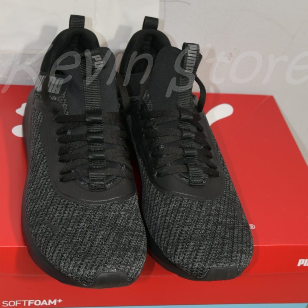 Black Puma Men's Enzo Beta Woven V3 Sneaker - Picture 5 of 5